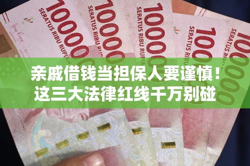 济南亲戚借钱当担保人要谨慎！这三大法律红线千万别碰
