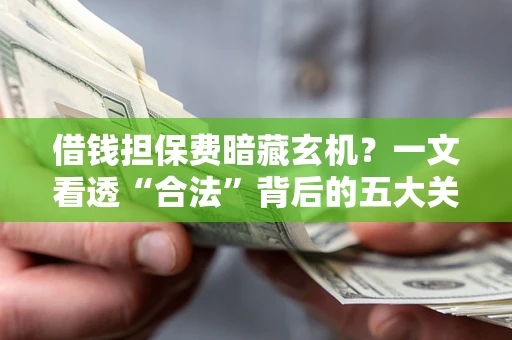 济南借钱担保费暗藏玄机？一文看透“合法”背后的五大关键陷阱
