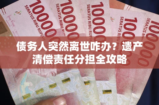济南债务人突然离世咋办？遗产清偿责任分担全攻略