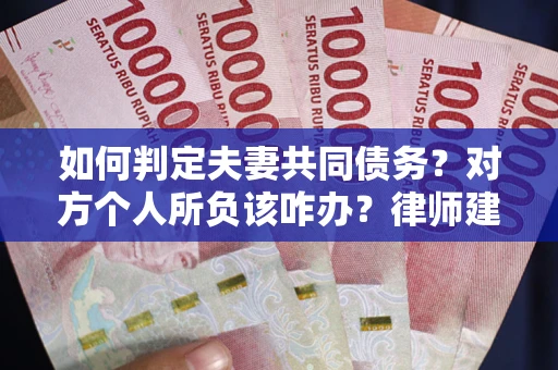 济南如何判定夫妻共同债务？对方个人所负该咋办？律师建议