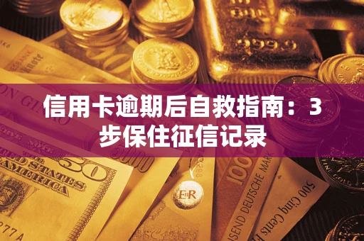 济南信用卡逾期后自救指南：3步保住征信记录